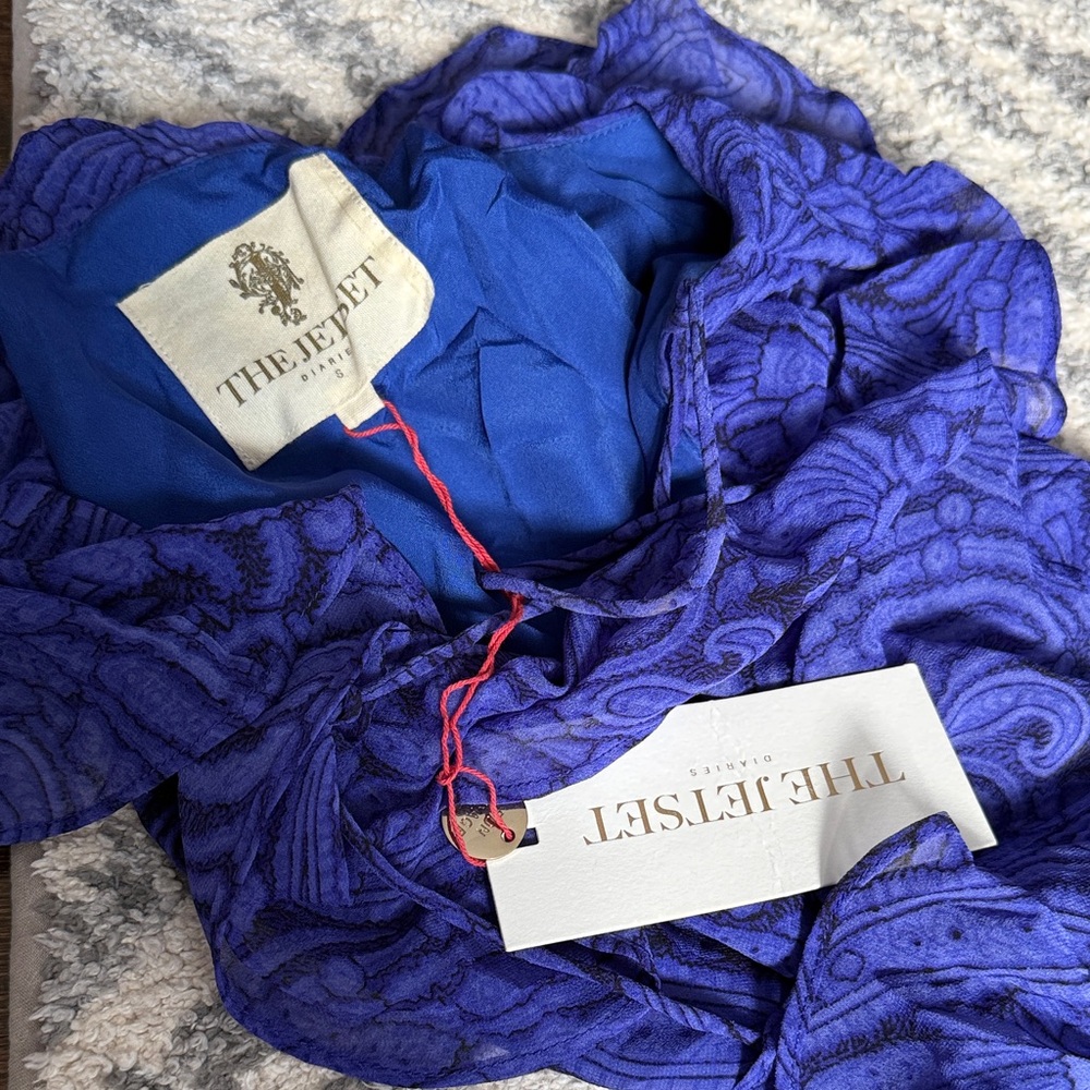 NWT The Jetset Diaries Royal Blue High-Low Dress - Picture 4 of 9